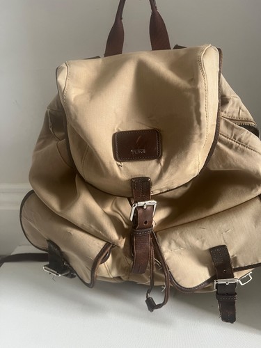 Tumi backpack rucksack beige - backpack,