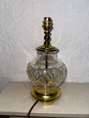 Waterford crystal table - waterford, lamp