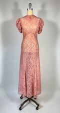 Vintage 1930's sheer BLUSHING