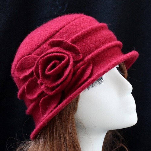 Elegant wool cloche - wool,