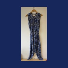 Oasis Blue Paisley Maxi Dress