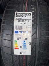 255/35/18 Bridgestone Potenza