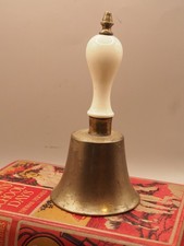 Vintage Hand  Bell Brass &