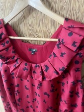 NW3 (Hobbs) Red Silk Dress