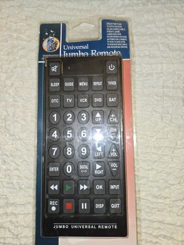 Jumbo universal remote control - universal,