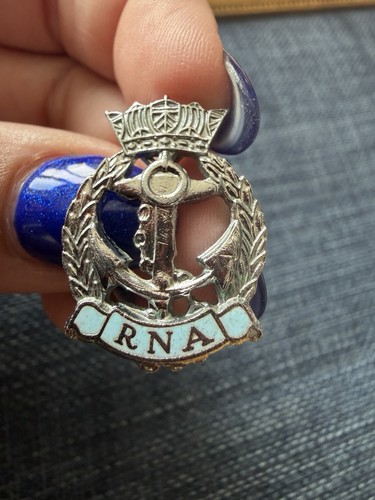 Silver tone royal navy - tone,