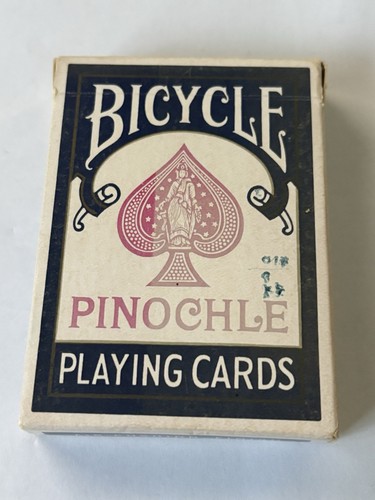Pinochle bicycle playing - *pinochle*,