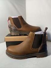 Men’s Wrangler Genuine Leather Chelsea Boots Size Uk 9 New In Box