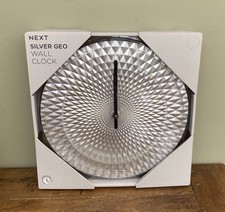 Next Silver Geometric Wall