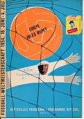 World cup 1954 - cup, switzerland