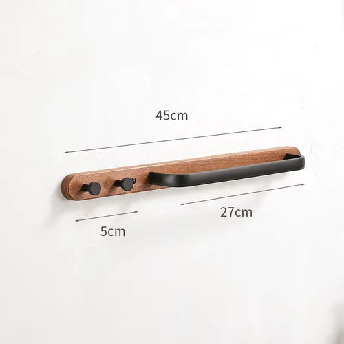 Wooden towel rack - towel,