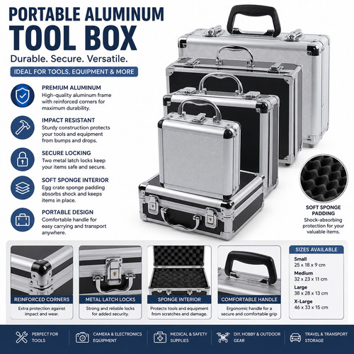 Portable aluminium tool - portable,