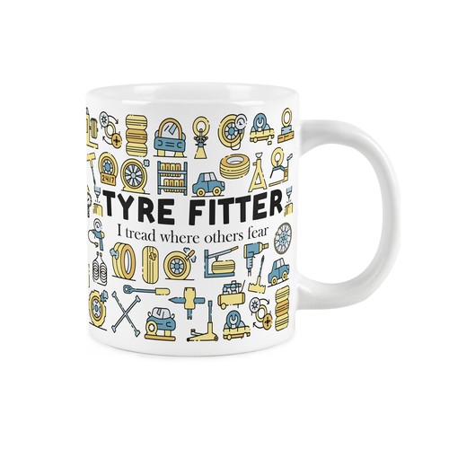 Extra large tyre - large, fitter