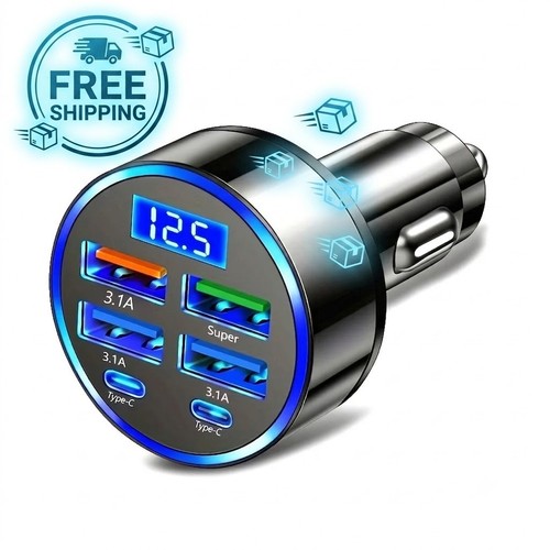 Fast car charger 3 - fast, 3.1a