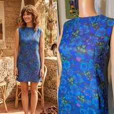 Vintage 60s 70s poppy floral - vintage,