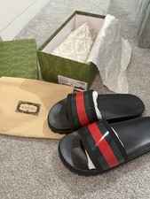 Mens Gucci Sliders Size 8