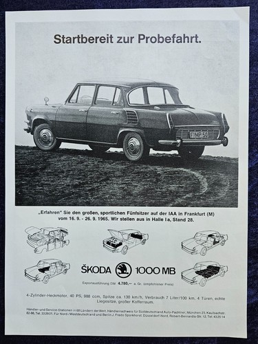 Skoda 1000 the original - skoda, mb