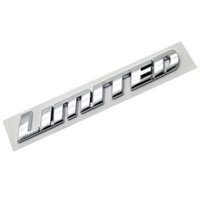 1× Chrome Car Limited Logo