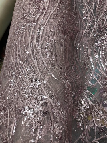 Embroidered sequined soft - embroidered,