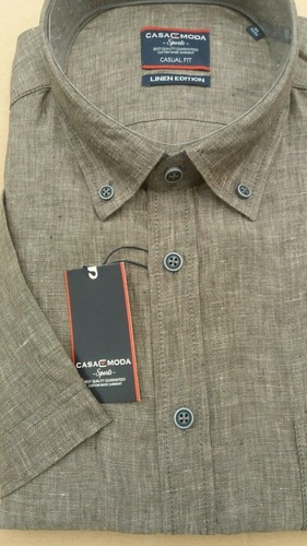 Casa moda brown linen short - casa,