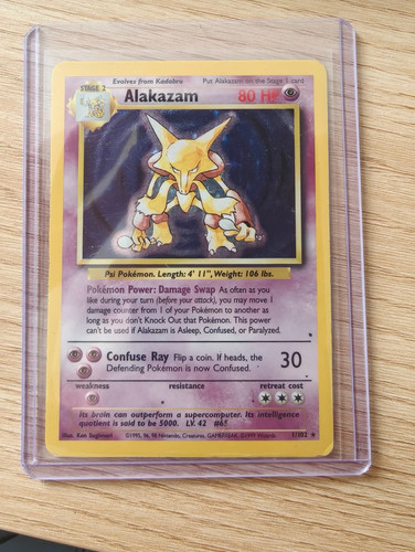 Alakazam 102 holo - 1/102,