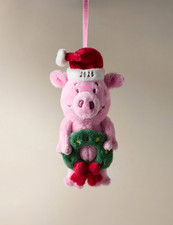 Marks & Spencer  PERCY PIG WREATH Christmas Hanging Decoration NEW