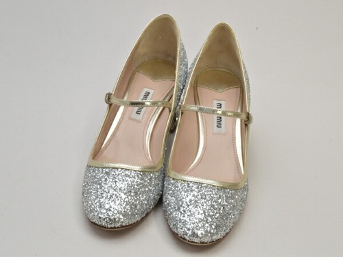 Miu pumps silver - miu,
