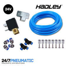 Hadley Air Horn Fitting Kit with 24v Solenoid Valve Scania DAF Volvo Kelsa