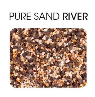 River coloured aquarium sand - ,