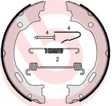 REAR BRAKE SHOE SET PARKING