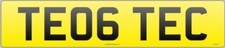 Cherished Number Plate TE06