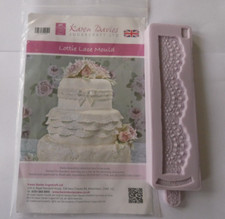 Karen Davies sugarpaste moulds bundle of 2 lace moulds