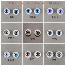 Reborn Baby Doll Eyes Half Round Acrylic Eyeball For Newborn Dolls Supplies