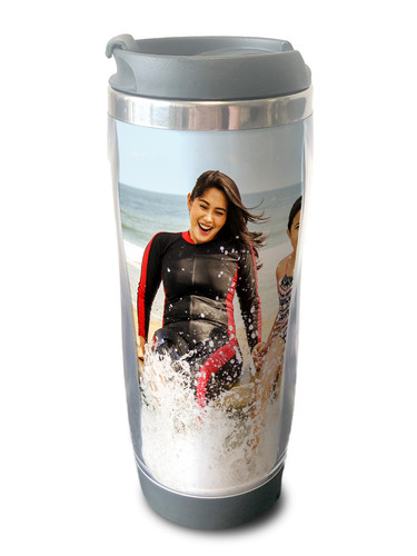 Personalised photo thermal mug - personalised,