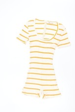 Zara Women's White Striped