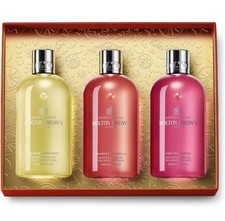 Molton Brown Bath & Shower Gel Set 3 x 300ml Spicy Scented Body Wash 
