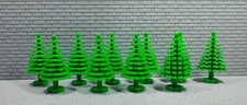 Custom MOC 10x Plants Accessories City House Trees Pine  Green Building Bricks