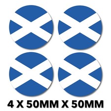 Scotland Sticker Circle Flag