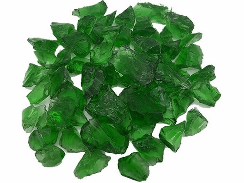 Glass chippings pebbles - glass,