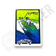 80s Billabong Cruise Green Sticker - Surfing Surfboard Vintage Sex Fat Willys
