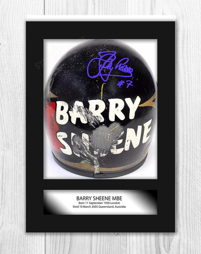 Barry sheene helmet repro - a4,