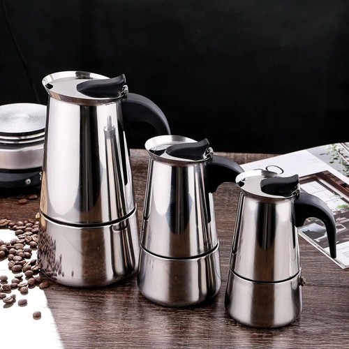 Stainless steel espresso maker - espresso,
