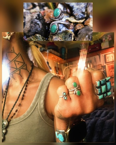 Vintage navajo malachite - navajo,