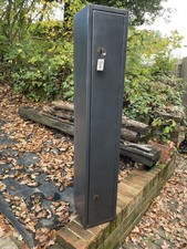 4 Gun Rifle Shotgun Cabinet Safe Vault Steel Door Storage Ammunition Secure