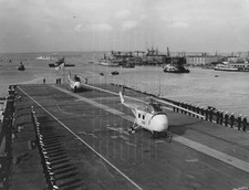 HMS ALBION IN PORTSMOUTH -