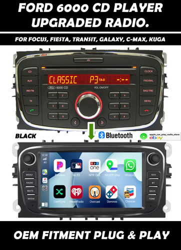 Ford 6000 black - 6000, radio