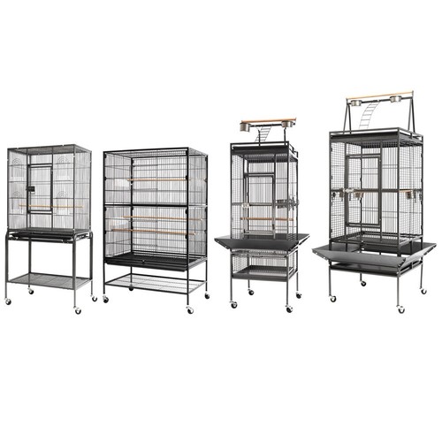 Bird cage play - open, top