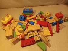Wooden Train Set With Lots Of