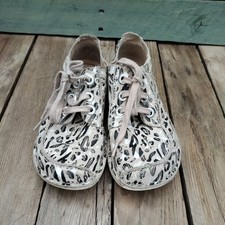 LADIES CLARKS UNSTRUCTUREDLACE UP MOCCASIN TROUSER LEATHER SHOES FUNNY DREAM 5.5