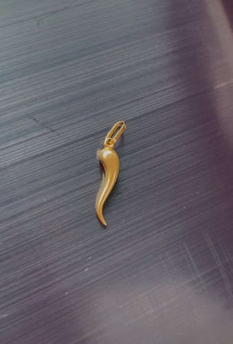 14k yellow gold cornicello - 14k,
